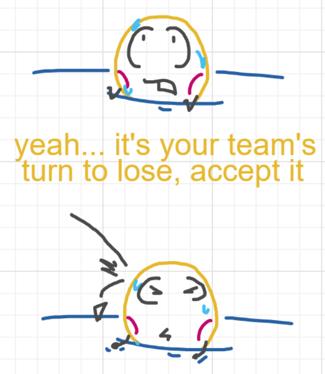 A panel from Ready Oar Knot, episode three of the Board Boards object show by Furretwalk/WalkingFurret.